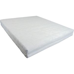 Slaaploods.nl Princess - Micro Pocketvering Matras - Traagschuim Afdeklaag - 180x220x25 cm - Hard