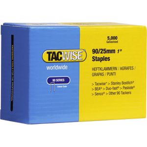 Tacwise nieten voor tacker - Type 90 - 25 mm - Gegalvaniseerd - 5000 stuks