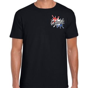 Geslaagd cadeau t-shirt - zwart - op borst - voor heren - afstudeer kado shirt / outfit XL