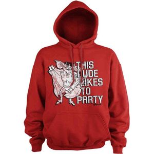 Gremlins Hoodie/trui -M- This Dude Likes To Party Rood
