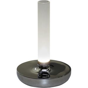 Biarritz tafellamp | 1 lichts | wit / zwart | 20, 5 cm | accu / batterij | USB