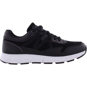 Piedro Sport - Alaba - Sneakers - Zwart - Vetersluiting - Wijdtemaat - Schoenmaat - 35 - Valt kleiner: bestel een maat groter