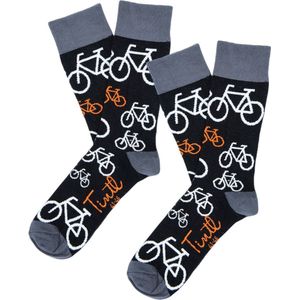 Tintl socks unisex sokken | Black & white - Amsterdam (2 paar - maat 41-46)