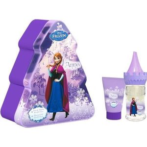 Disney Frozen Anna Castle geschenkset met eau de toiletteblik 50ml + douchegel 75ml
