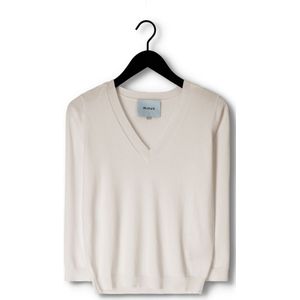 Minus Milla 3/4 Sleeve Knit Pullover Truien & vesten Dames - Sweater - Hoodie - Vest- Gebroken wit - Maat XL