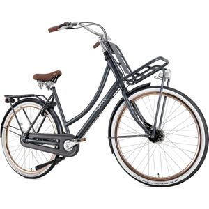 Popal Daily Dutch Prestige N7 - Transportfiets - Stadsfiets Dames - 47 centimeter - Petrol Blauw