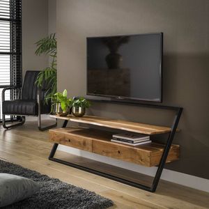TV-meubel Tiny - Acacia - met 2 laden