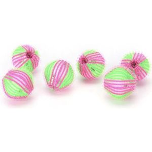 Anti-Pluis Wasbal Set 6 Stuks - Nylon Wasmachine Ballen - Wasballen Wasbol - Was bal - Pluisballen 6 Ballen - Kleding - Ballen