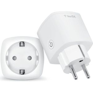 Wifi-stopcontact EU Smart Plug afstandsbediening - compatibel met Alexa en Google Nest - 2 stuks - wit