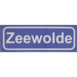 Koelkast magneet plaatsnaambord Zeewolde.