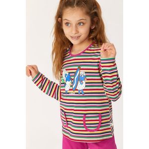 Woody Meisjes-Dames Pyjama multicolor - maat 176/16J