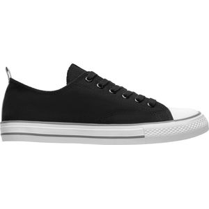 Zwarte canvas sneaker met model Byles maat 40