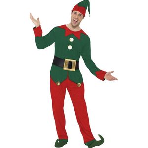 Verkleedkostuum Elf voor heren Kerst - Verkleedkleding - Medium