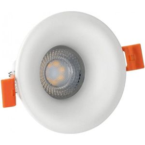 Spectrum - LED GU10 inbouwspot wit rond - Enkelvoudig voor 1 LED GU10 spot