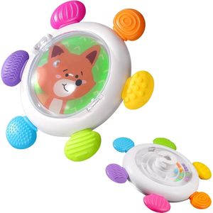 Zuignap Spinner Speelgoed, Draaiend Sensorisch Speelgoed voor Baby's, Badspeelgoed, Vroegeducatie Gyroscoop Fidget Spinner Speelgoed voor Peuters en Kinderen