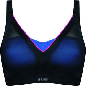 Shock Absorber Active Shaped Support  Sportbeha - Zwart / Neon - 70B