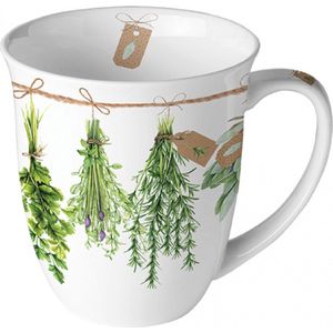 Mok Fresh Herbs 0,4 l porselein