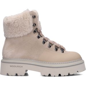 Woolrich Sheepskin High Logger Gum Boots Dames - Beige - Maat 39