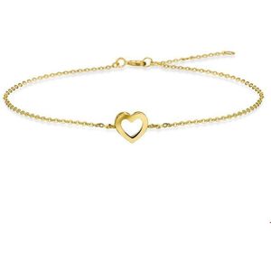 Selected Jewels 14K Gouden Heart Armband 4017989 (Lengte: 16.50-18.50 cm)