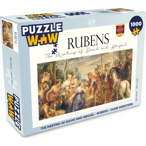 Puzzel The meeting of David and Abigaïl - Rubens - Oude meesters - Legpuzzel - Puzzel 1000 stukjes volwassenen