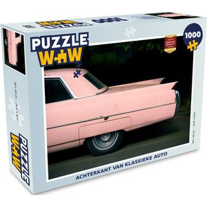 Puzzel Achterkant van klassieke auto - Legpuzzel - Puzzel 1000 stukjes volwassenen