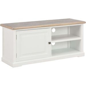 Medina Tv-meubel 90x30x40 cm hout wit