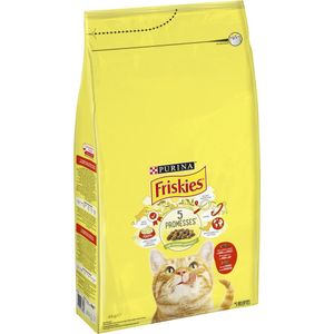 Friskies Katten droogvoer - Rund, Kip & Groenten - 4000g