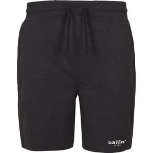 Heren Shorts met Ballin Est. 2013 Small Logo Jogging Short Print - Grijs - Maat S