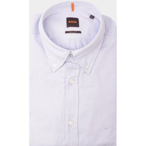 BOSS Orange Casual hemd lange mouw Blauw Rickert 10253821 01 50505389/462