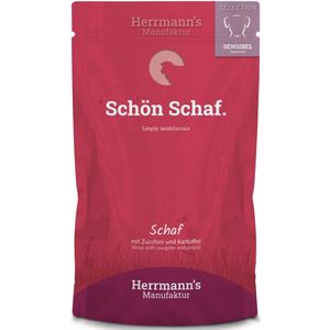 Herrmann's Sensitive hond Schaap met courgette 150 gr. - per 15 stuks