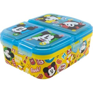 Mickey Mouse Lunchbox met Meerdere Compartimenten