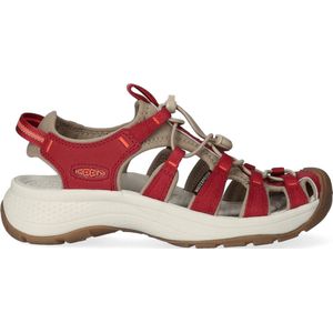 Keen - Astoria West Dames Wandelsandalen Merlot/Scarlet Ibis - Maat 38.5