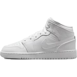 Nike Air Jordan 1 Mid - Maat 36 - Kinder Sneakers - Wit