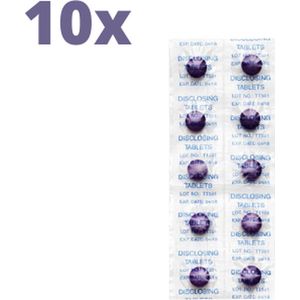 Tepe Plakverklikker Tabletten -10 x 10 stuks - Voordeelverpakking