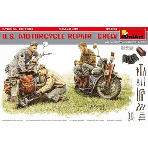 Miniart - U.s. Motorcycle Repair Crew. S.e. (Min35284) - modelbouwsets, hobbybouwspeelgoed voor kinderen, modelverf en accessoires