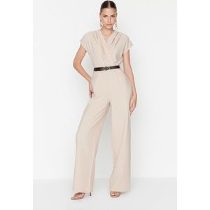 TrendyoL - Overall - Glad Patroon - Dames - Casual - Polyester