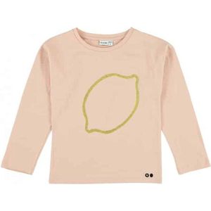 Trixie T-shirt Lemon Squash Lange Mouwen Katoen Roze Maat 104