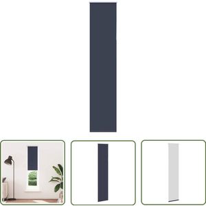 The Living Store Rolgordijn verduisterend 45x210cm stofbreedte 40,7 cm polyester - Rolgordijnen - Gordijnen - Verduisteringsgordijnen - Privacy Gordijnen - Woon Accessoires