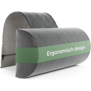 Traagschuim Hoofdsteun met Verzwaringsgewicht - Perfecte Nekondersteuning voor Stoelen en Banken