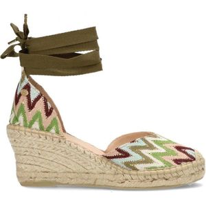 Fred de la Bretoniere Espadrilles - Green color blocking