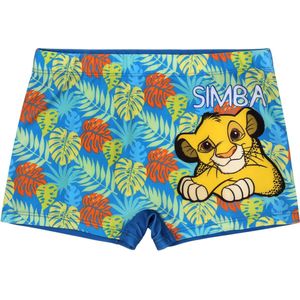 DISNEY The Lion King Simba - Blauwe zwembroek voor jongens / 122-128