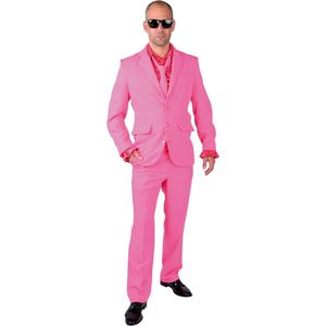 Magic By Freddy's - Feesten & Gelegenheden Kostuum - Cool Men In Pink - Man - Roze - XXL - Carnavalskleding - Verkleedkleding