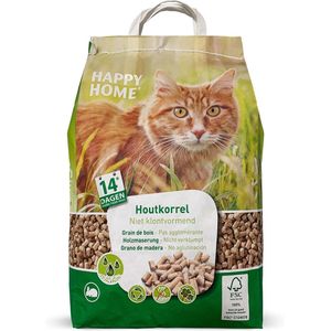 Happy Home Natural Houtkorrel - FSC - Kattenbakvulling - 10 l 5 kg
