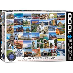 Eurographics puzzel Globetrotter Canada - 1000 stukjes