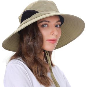 Zonnehoed Heren Dames Opvouwbare hoed Tuinhoed UV-bescherming Zonbeschermingshoed Zomerhoed Brede rand Outdoorhoed Wandelhoed