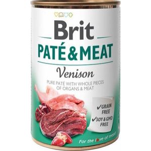 BRIT CARE VENISON PATE & MEAT 400G
