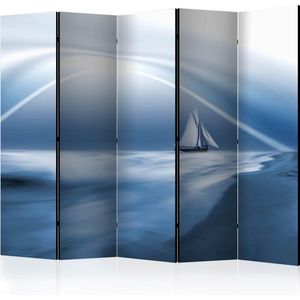 Kamerscherm - Scheidingswand - Vouwscherm - Lonely sail drifting II [Room Dividers] 225x172 - Artgeist Vouwscherm