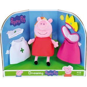 Peppa Pig Verkleedknuffel Fee en Dokter - 20 cm - Verkleedpop