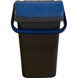 Mari afvalbak 40 liter - afvalemmer - blauw - afvalscheiden papier - PMD - sorteer afvalbak - sorteer bak