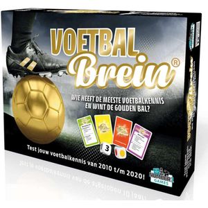 Number1games - Voetbalbrein - Bordspel - Voetbalspel - Quiz - Vanaf 12 jaar - Test je kennis